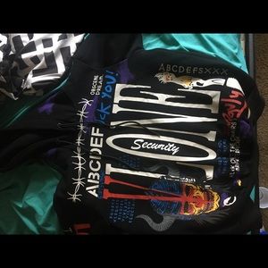 Vlone graffiti jacket